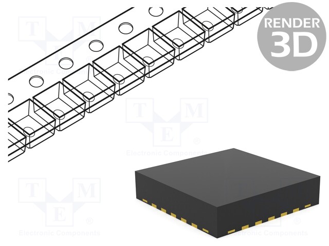 IC: PIC microcontroller; 32MHz; EUSART,GPIO,I2C,ICSP,SPI; SMD
