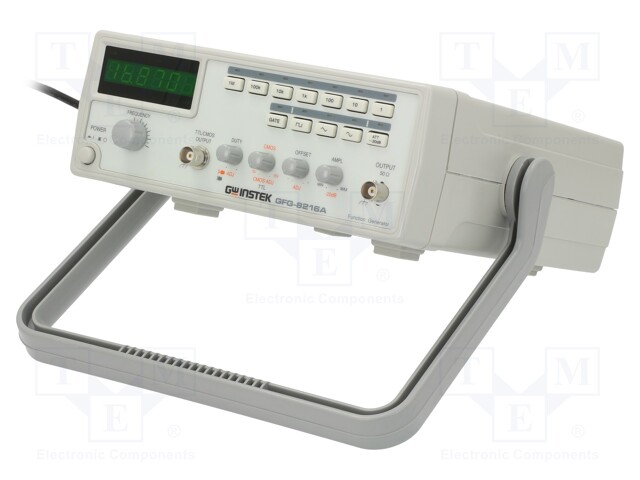 Generator: function; 0,3÷3MHz; 6-digit LED; Interface: analog
