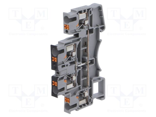 Splice terminal: rail; DSKK; for DIN rail mounting; spring clamp