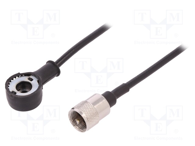 Cable with a plug; 3.6m; UHF,DV base