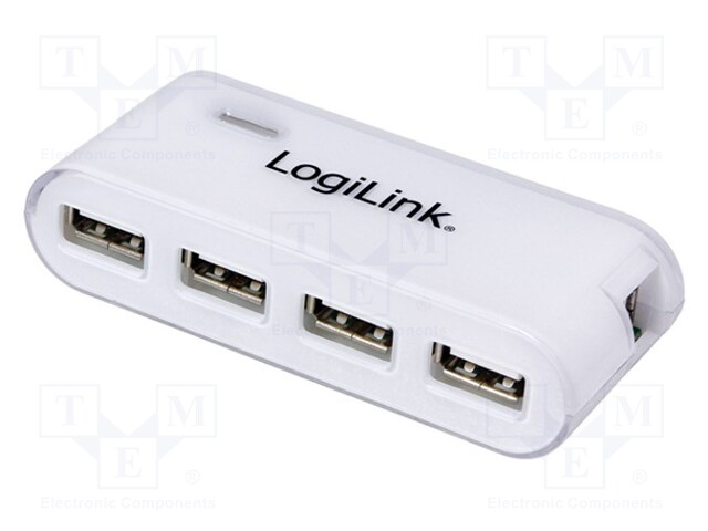 Hub USB; USB 2.0; PnP; Number of ports: 4; 480Mbps