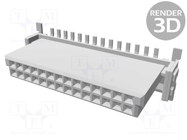 Connector: PCB to PCB; female; PIN: 28; 1.27mm; Series: har-flex