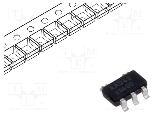 IC: operational amplifier; 30MHz; 1.8÷5.5V; Ch: 1; SOT23-5; Iio: 1pA