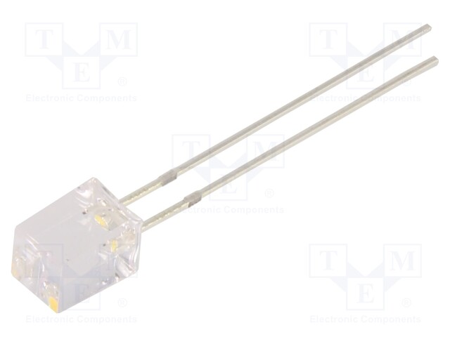LED; rectangular; 5x5x7mm; white warm; 750÷1120mcd; 140°; 10mA; 15V