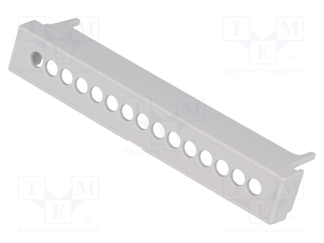 Terminals cover; 5.08mm; Holes no: 15