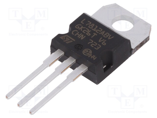 IC: voltage regulator; linear,fixed; 12V; 1.5A; TO220; THT