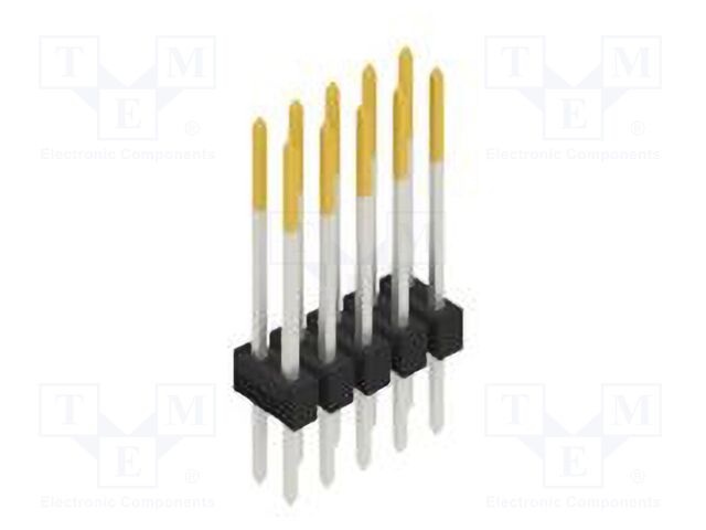 Connector: pin strips; pin header; male; PIN: 10; 2.54mm; THT; 2x5