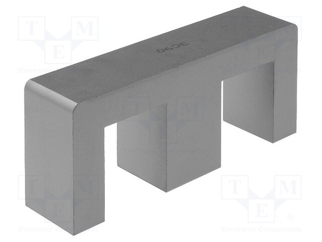 Core: ferrite; E; Mat: 3C90; 5070nH; 180g; 72300mm3; 392mm2; A: 80mm