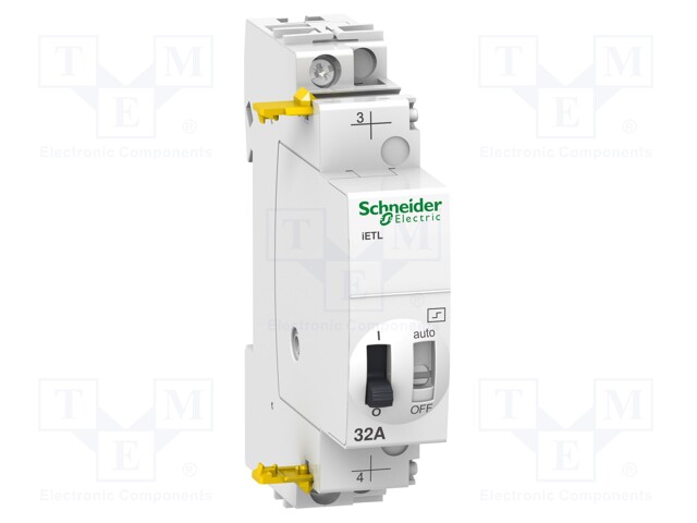 Relay: extension; NO; Ucoil: 230VAC; Ucoil: 110VDC; Mounting: DIN