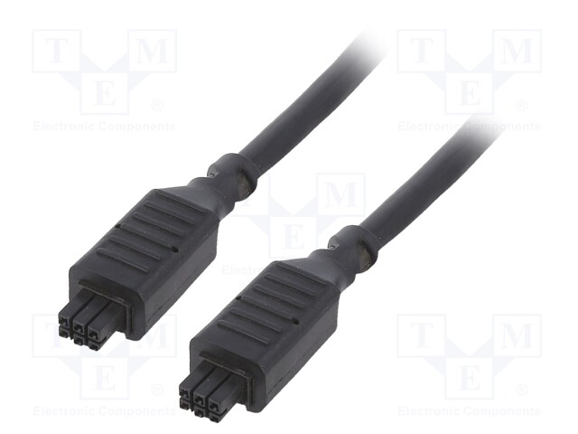 Cable: Nano-Fit-Nano-Fit; female; PIN: 4; Len: 5m; Nano-Fit; tinned