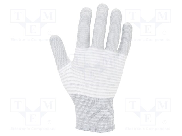 Protective gloves; ESD; M; Features: dissipative; ANSI/ESD SP15.1