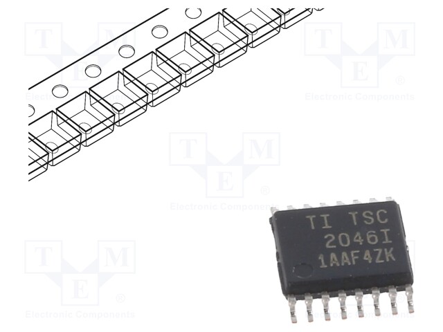IC: driver; touch screen driver; 3-wire,QSPI,SPI; TSSOP16; Ch: 1