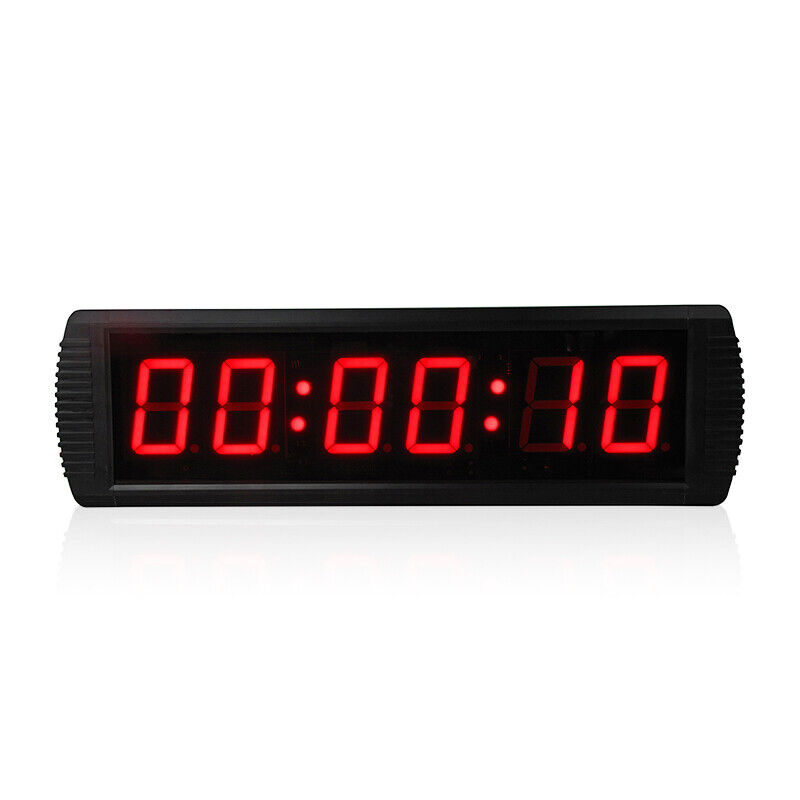 3" Digital Wall Clock; 12/24H; Timer; Stopwatch; Countdown; Remote.