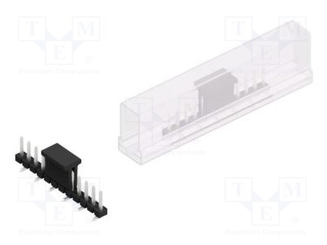 Connector: pin strips; pin header; male; PIN: 12; 2.54mm; SMT; 1x12