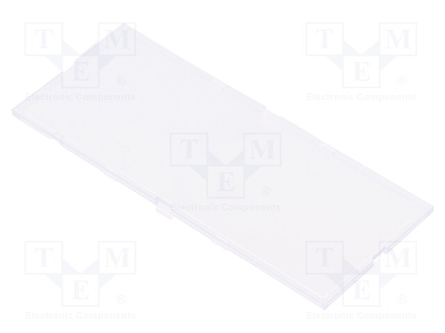 Front panel; without frame,with holder; transparent