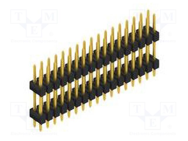 Connector: pin strips; pin header; male; PIN: 34; 2.54mm; THT; 2x17