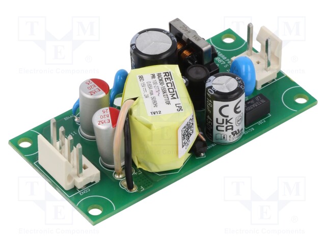 Power supply: switched-mode; 30W; 85÷305VAC; 15VDC; Iout: 2000mA
