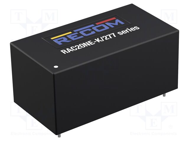 Converter: AC/DC; 20W; Uout: 36VDC; Iout: 555mA; 88%; RAC20NE-K/277