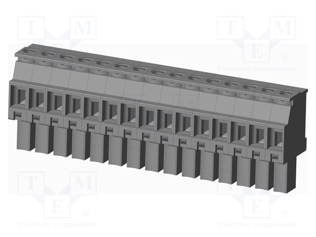 Connector: pluggable terminal block; plug; female; angled 90°