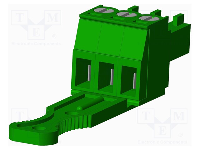Connector: pluggable terminal block; plug; female; straight; 300V
