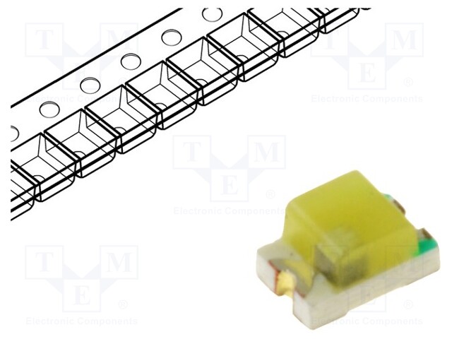 LED; white cold; 350÷550mcd; 120°; 3÷4V; 20mA; Variant: blinking