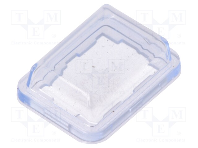 Switch accessories: cover; IP64; Shape: rectangular; 19x25x8mm
