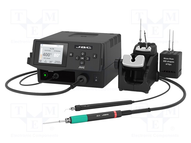 Hot air soldering station; digital; ESD; 70W; 150÷450°C; Plug: EU