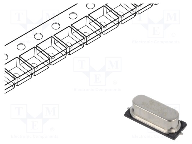 Resonator: quartz; 10MHz; ±30ppm; 18pF; SMD; 11.4x4.35x3.8mm