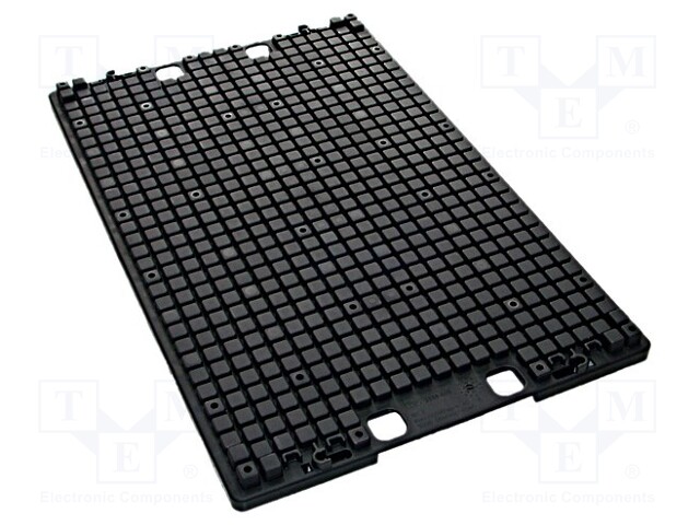 Conductive PCB rack; ESD; 557x357x22mm; black