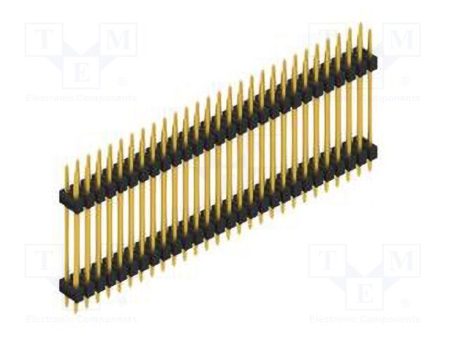 Connector: pin strips; pin header; male; PIN: 56; 2.54mm; THT; 2x28
