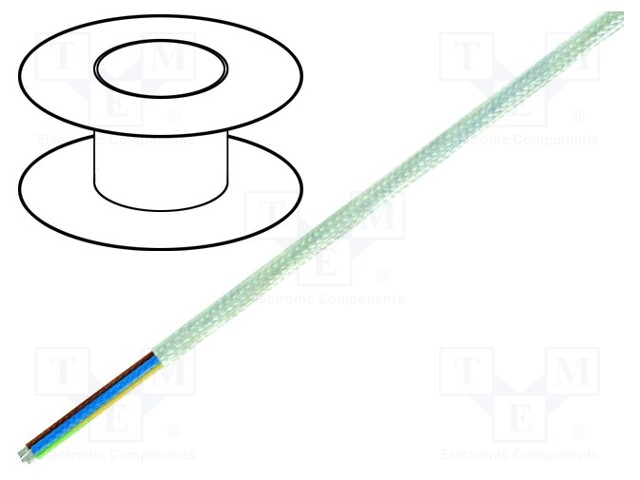 Wire; ÖLFLEX® HEAT 350 MC; stranded; Cu; 3G2,5mm2; fiberglass