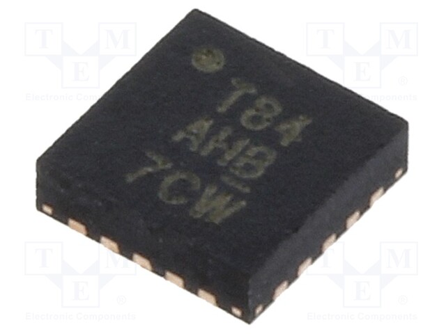 AVR microcontroller; EEPROM: 512B; SRAM: 512B; Flash: 8kB; VQFN20