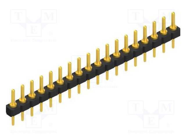 Connector: pin strips; pin header; male; PIN: 18; 2.54mm; THT; 1x18