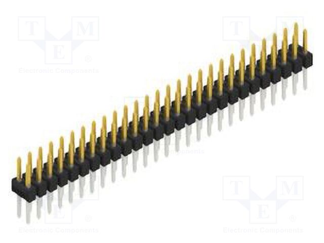 Connector: pin strips; pin header; male; PIN: 54; 2.54mm; THT; 2x27