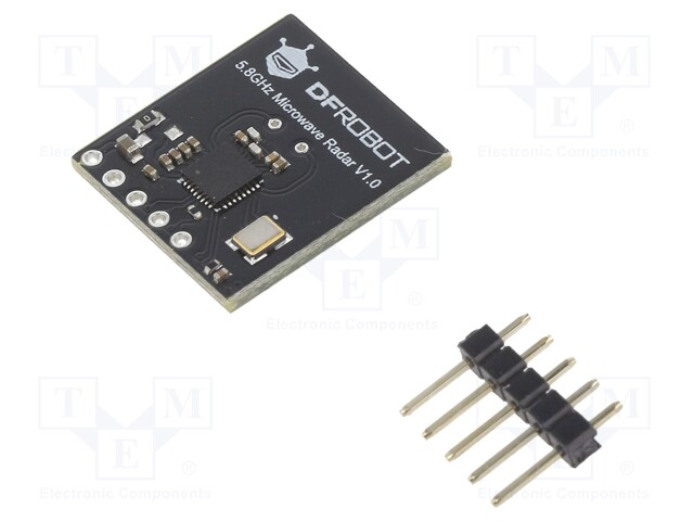 Sensor: movement; 4.5÷5.5VDC; Dim: 20x18mm; 22mA; -40÷85°C; 5.8GHz