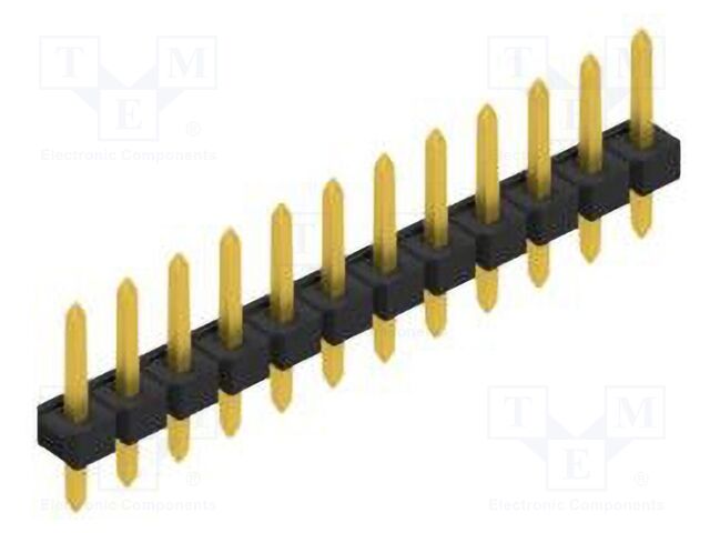 Connector: pin strips; pin header; male; PIN: 12; 2.54mm; THT; 1x12