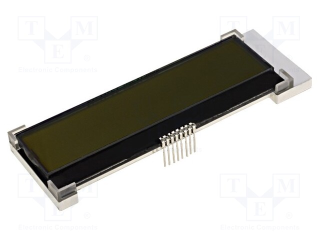 Display: LCD; alphanumeric; COG,FSTN Positive; 16x2; LED; PIN: 8