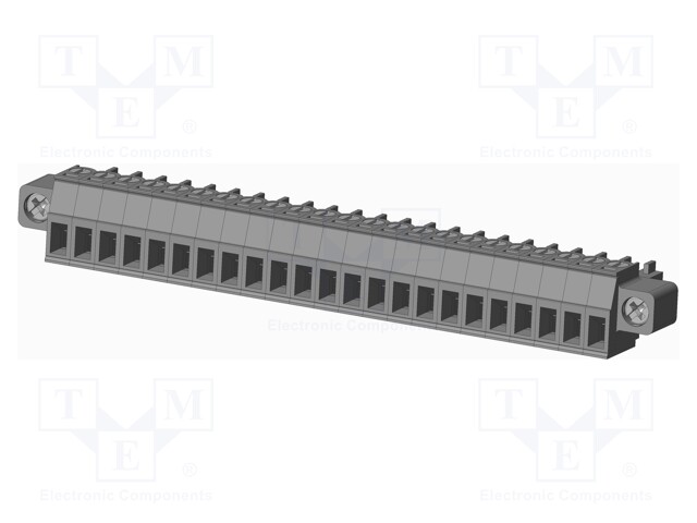 Connector: pluggable terminal block; plug; female; straight; grey