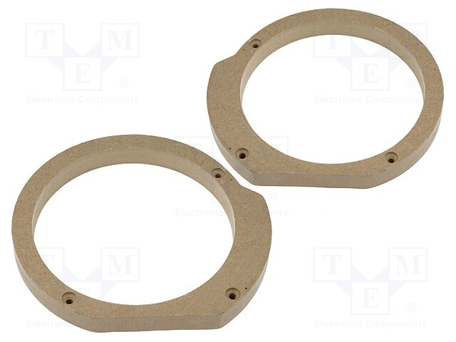 Spacer ring; MDF; 165mm; Fiat; impregnated,varnished