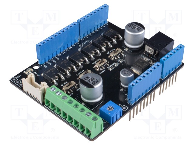 Arduino shield; GPIO; Comp: TB6605FTG; 3-phase BLDC motors