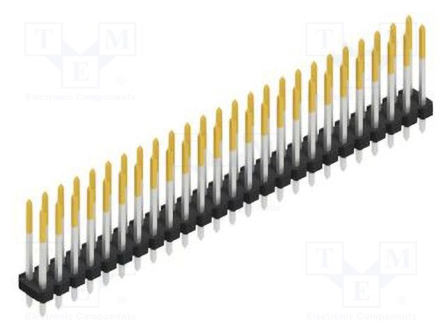 Connector: pin strips; pin header; male; PIN: 50; 2.54mm; THT; 2x25