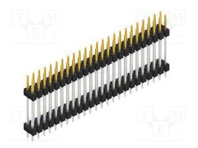 Connector: pin strips; pin header; male; PIN: 48; 2.54mm; THT; 2x24