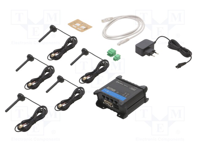 Module: router LTE; GNSS; Flash: 16MB; SRAM: 128MB; 109.5x50x100mm