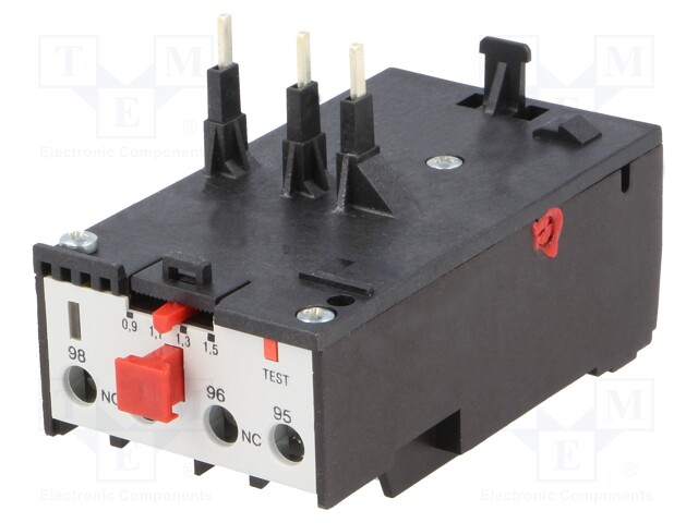 Thermal relay; Series: 11RF9; Leads: screw terminals; 0.9÷1.5A