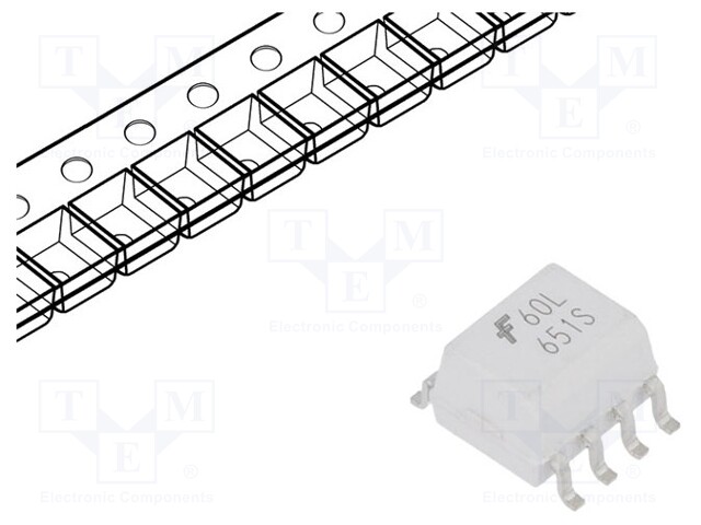 Optocoupler; SMD; Channels: 1; Out: logic; 3.75kV; SO8; 25kV/μs