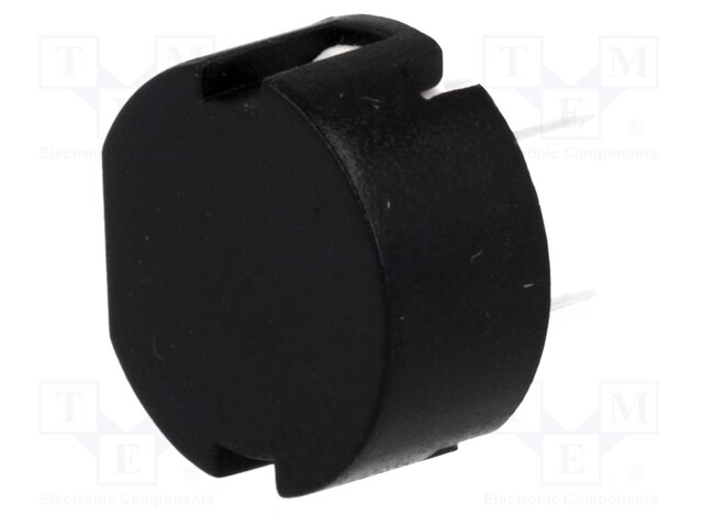 Switch: keypad; Pos: 2; SPST-NO; 0.01A/35VDC; black; Mounting: THT