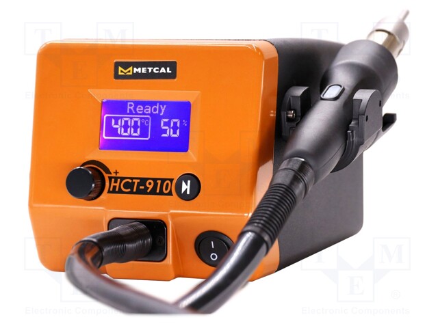 Hot air soldering station; analogue,with knob; 900W; 50÷600°C
