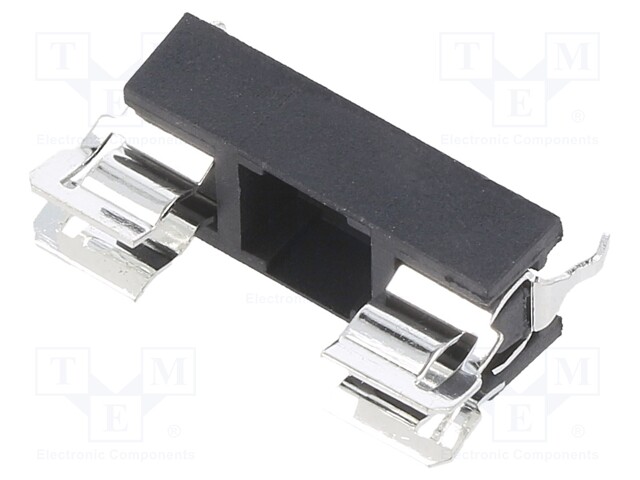 Fuse holder; cylindrical fuses; Mounting: THT; 5x20mm; 6.3A