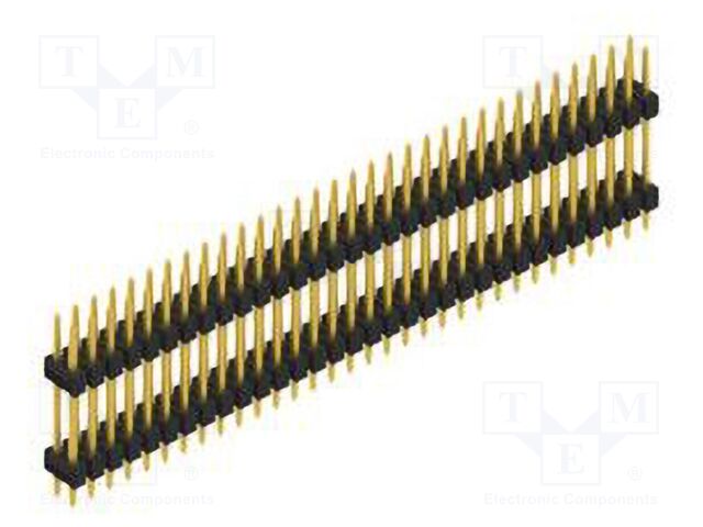 Connector: pin strips; pin header; male; PIN: 64; 2.54mm; THT; 2x32