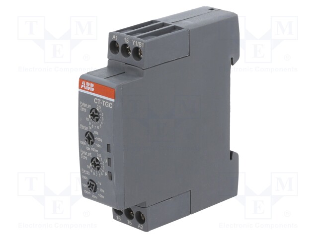 Timer; 0,05s÷100h; SPDT; 24÷240VAC; 24÷48VDC; DIN; -20÷60°C; IP20